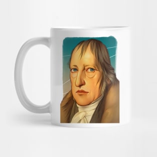 German Philosopher Hegel illustration Mug